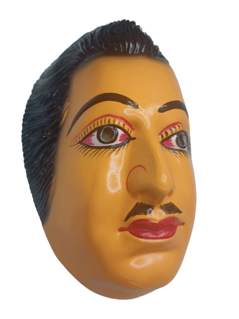 BookMyCostume Indian Common Retro Theme Man Mask Navrang Dance Face Mask Adults Fancy Dress Costume Accessory